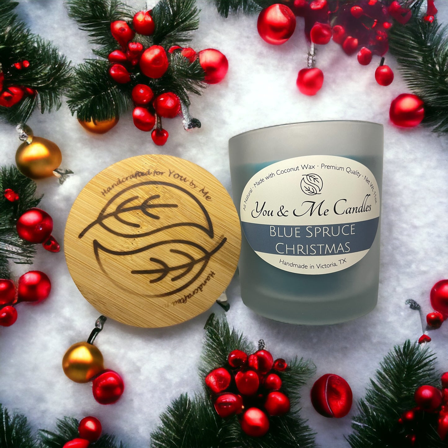 Blue Spruce Christmas Scented Candle