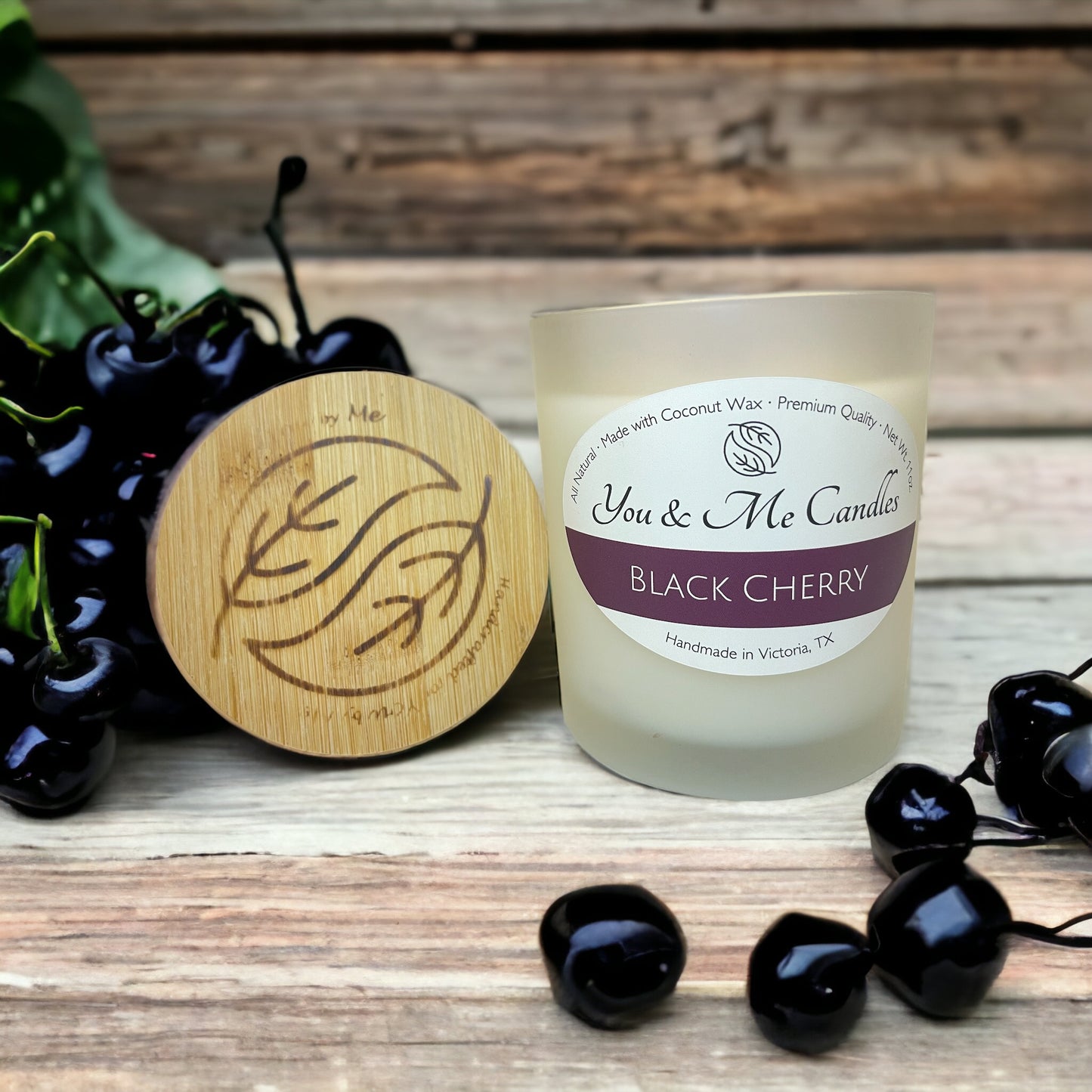 Black Cherry Scented Candle