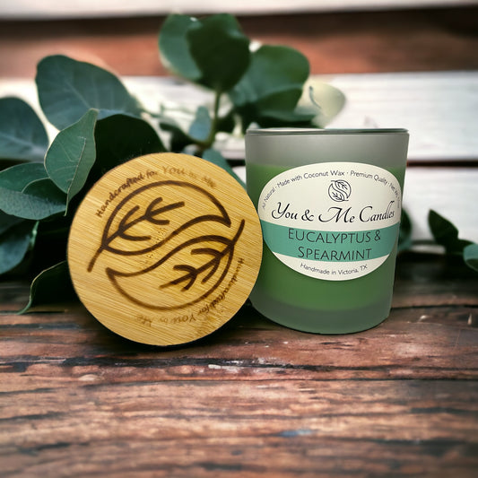 Eucalyptus & Spearmint Scented Candle