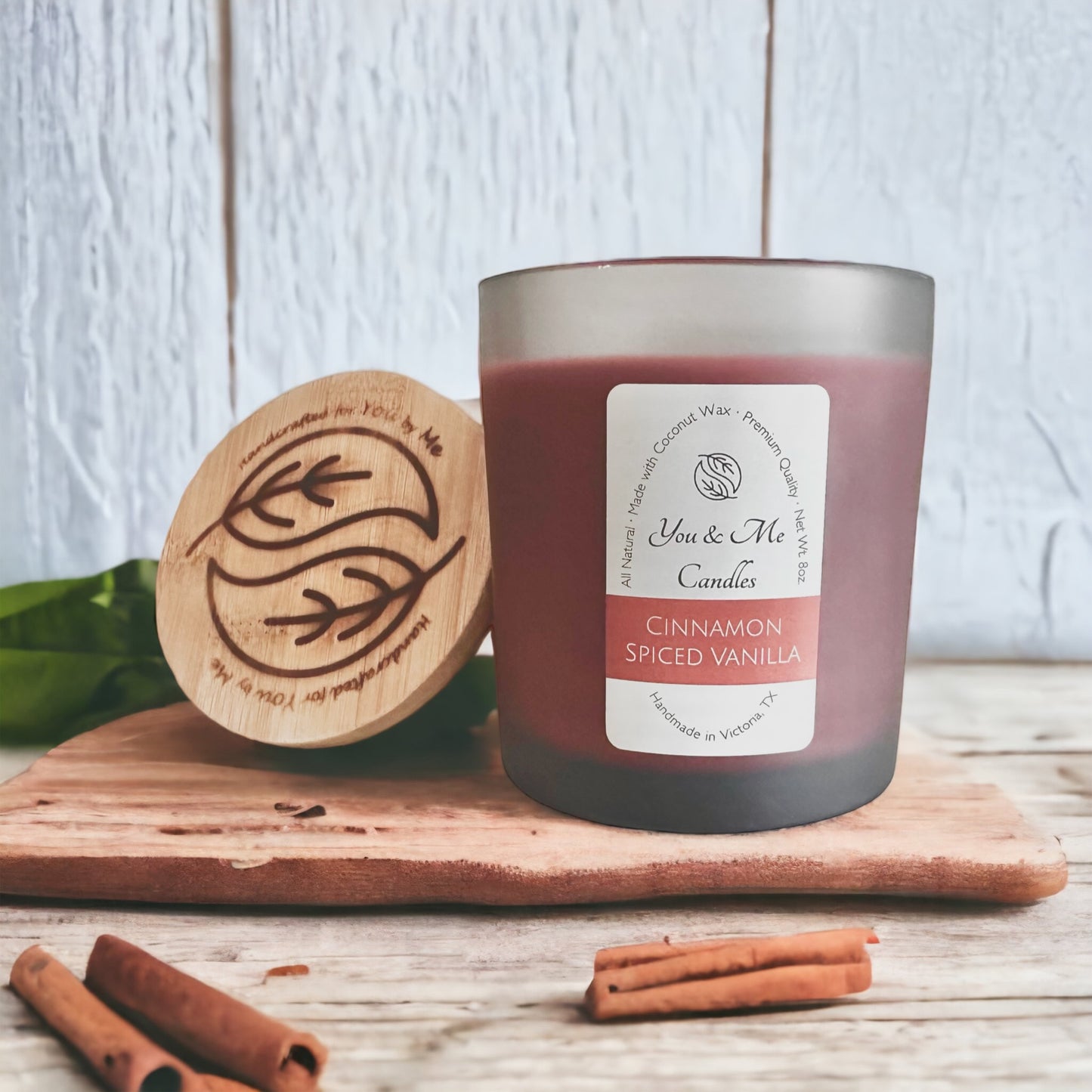 Cinnamon Spiced Vanilla Scented Candle